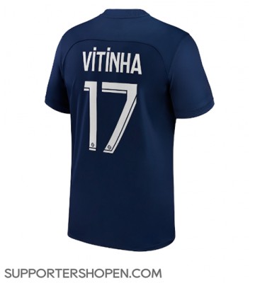 Paris Saint-Germain Vitinha Ferreira #17 Hemma Matchtröja 2022-23 Kortärmad